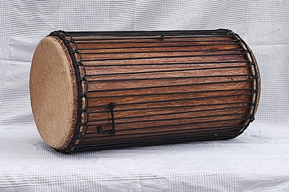 Dundun sangban 4 ferri - Tamburo basso dundun della Guinea in rosewood
