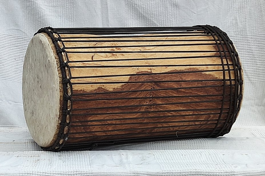Dundun sangban 4 ferri - Tamburo basso dundun della Guinea in rosewood