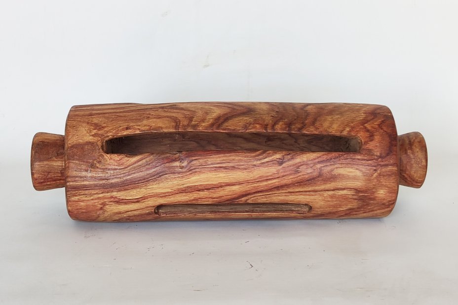 4- Krin in rosewood - Tamburo a fessura della Guinea