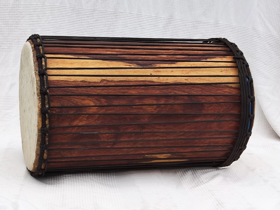 Dundun vendita - Tamburo basso sangban del Mali in rosewood