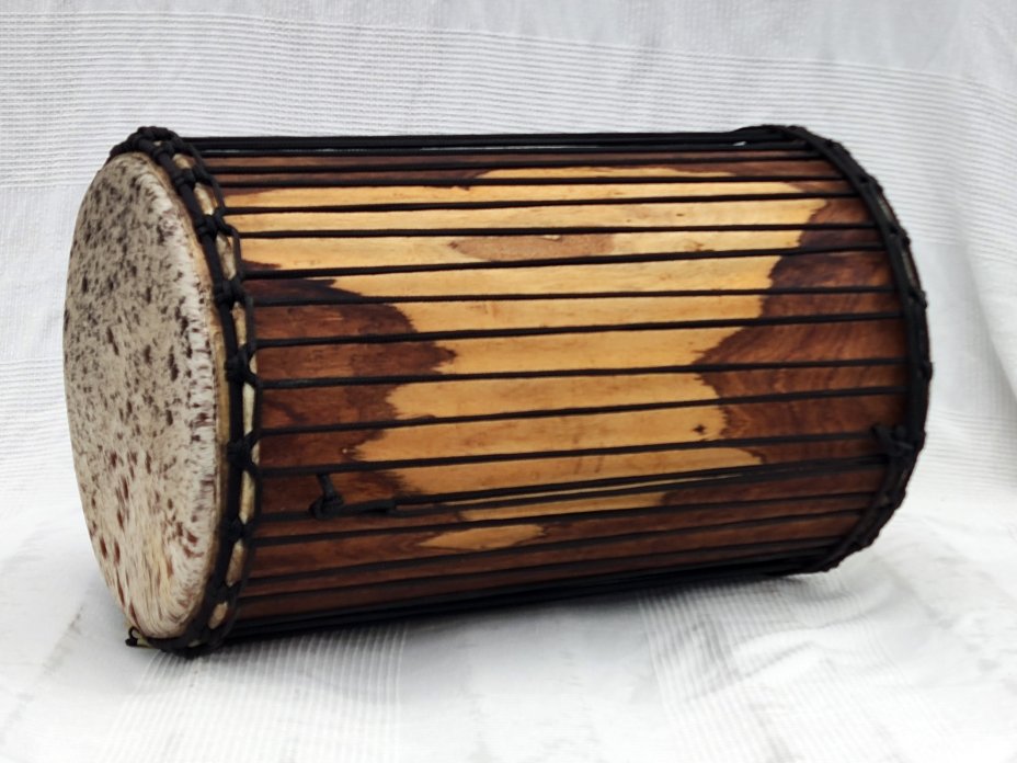 Dundun vendita - Tamburo basso sangban del Mali in rosewood