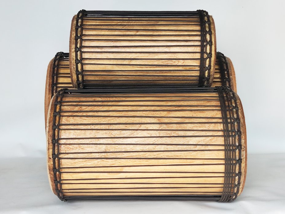 Serie di tamburi bassi dunun - Set dundun Guinea 6615