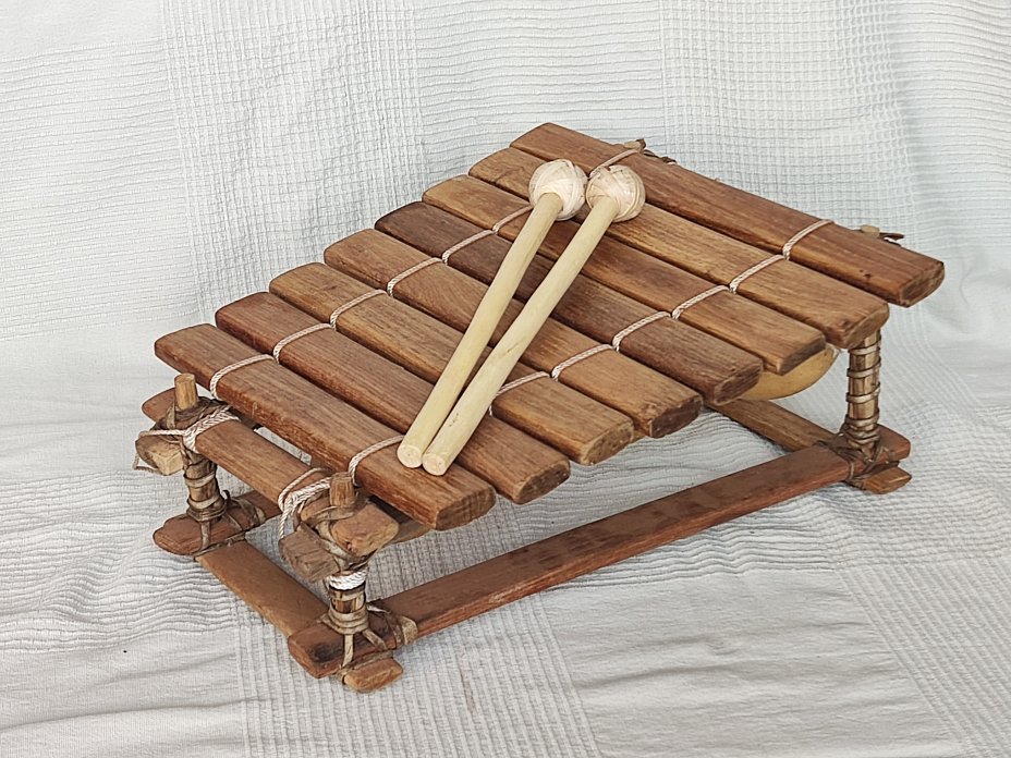 Balafon pentatonico piccolo 8 note - Xilofono africano