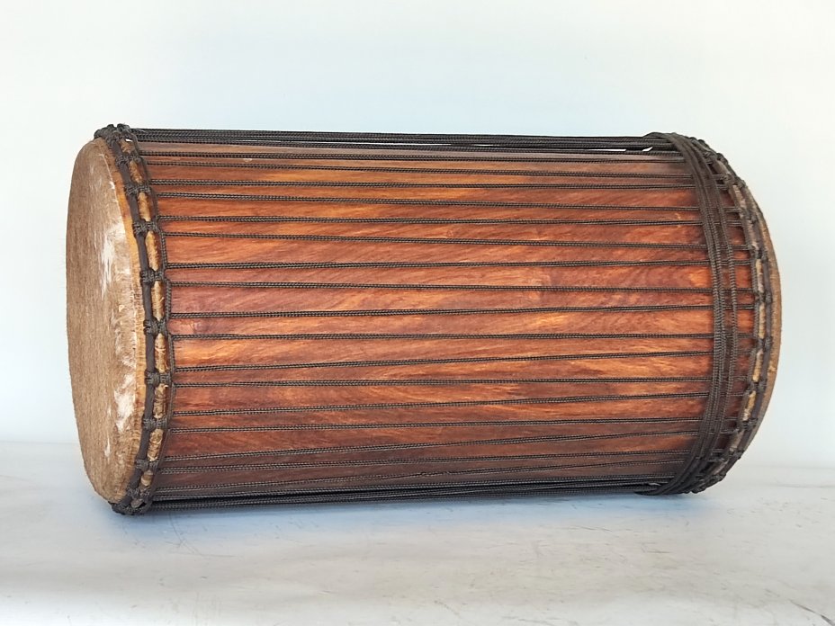 Dundun sangban 4 ferri - Tamburo basso dundun della Guinea in rosewood