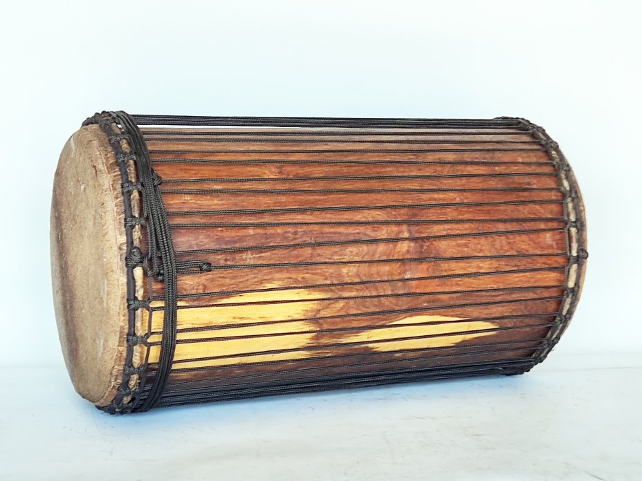 Dundun sangban 4 ferri - Tamburo basso dundun della Guinea in rosewood